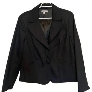 Caslon Classic Black Long Sleeve Blazer -Women’s Size 14W 
NWOT